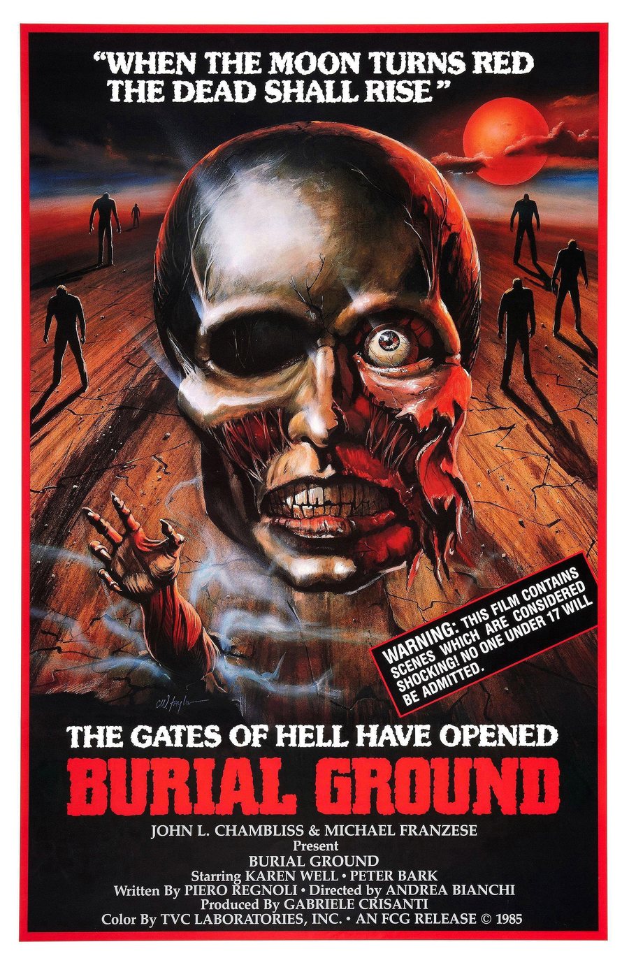 Poster for Burial Ground (1981)