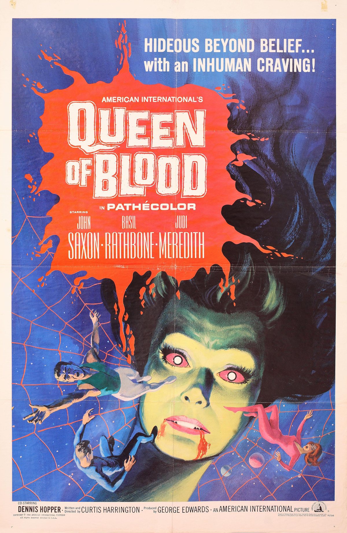 Poster for Queen of Blood (1966)