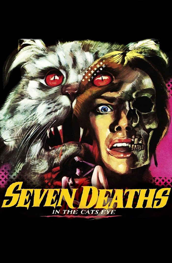 Another poster for Seven Deaths in the Cat's Eye